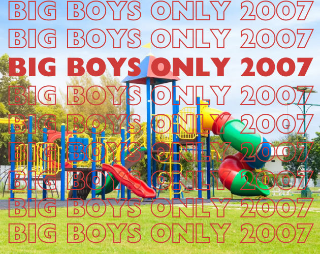Cover image for big boys only 2007