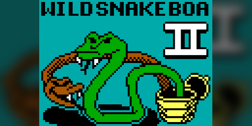 Cover image for Wild Snake Boa II - a snake game for MS-DOS
