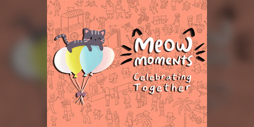Cover image for Meow Moments: Celebrating Together