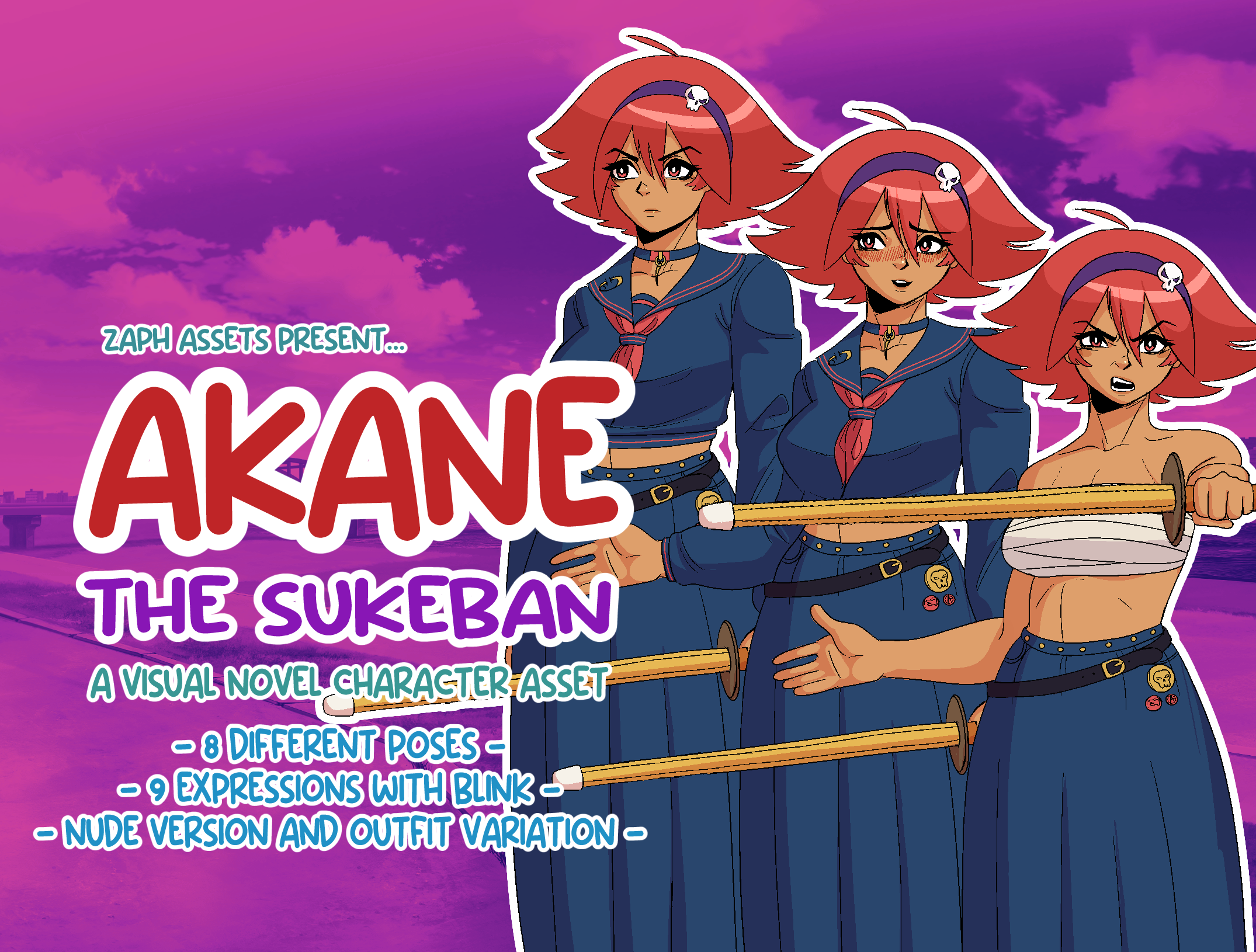 Akane The Sukeban! VN Character