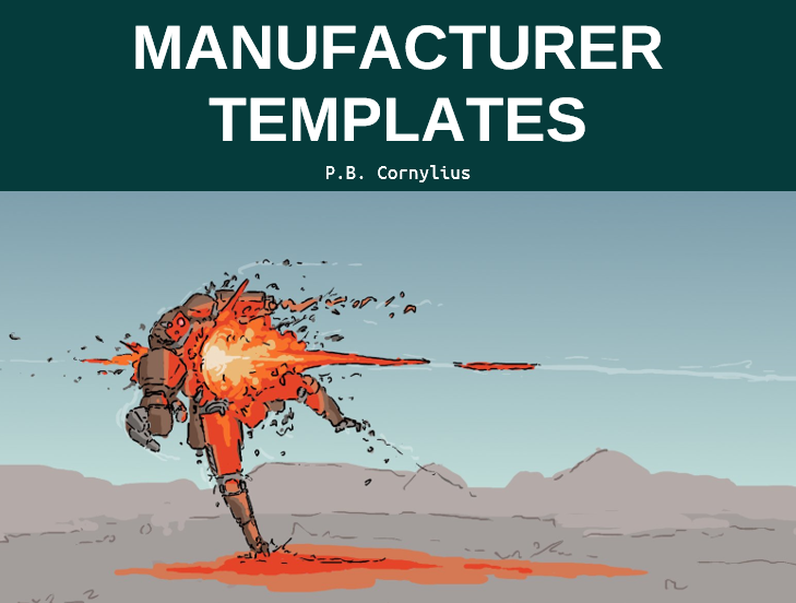 Cover image for Lancer: Manufacturer Templates