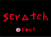 Scratch Font