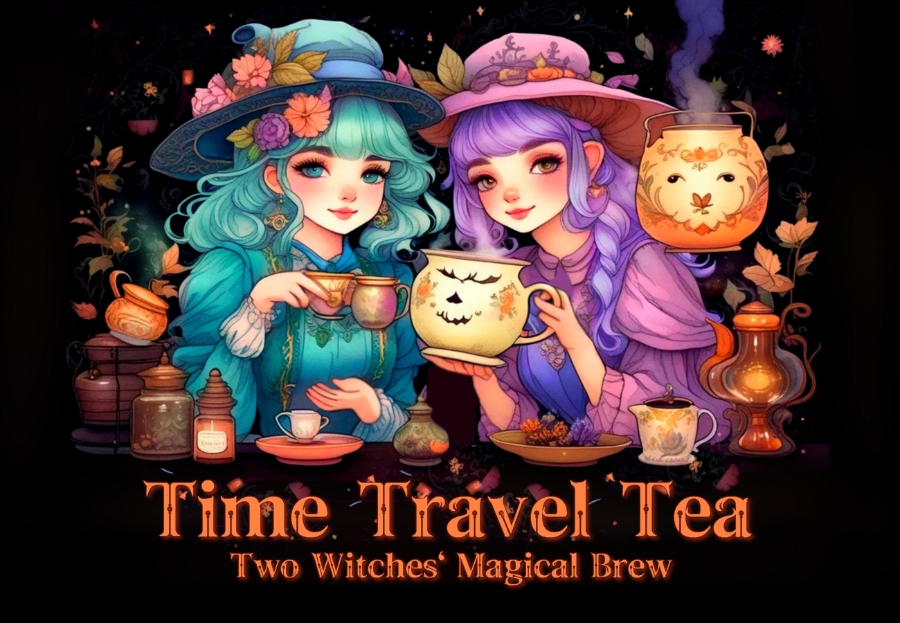 Time Travel Tea: Two Witches' Magical Brew (Lesbian Romance Visual Novel)