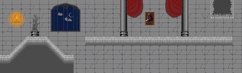 castle tiles inspired by classic castlevania