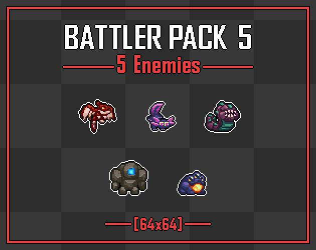 Battler monster pack 5 by admurin