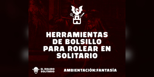 Cover image for Tablas aleatorias de bolsillo para rol en solitario - Fantasía
