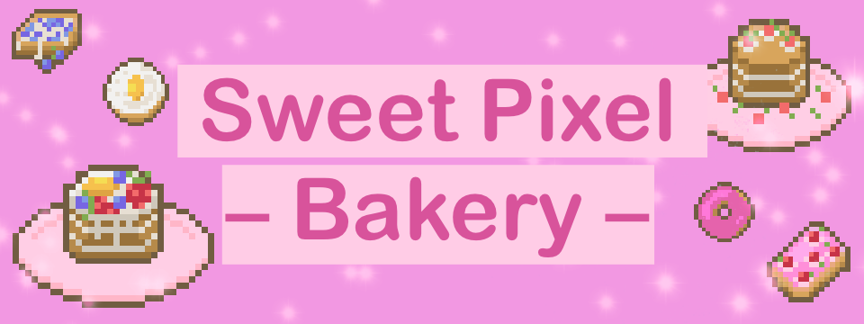 Sweet Pixel Bakery — 16x16 game assets assorted bakery