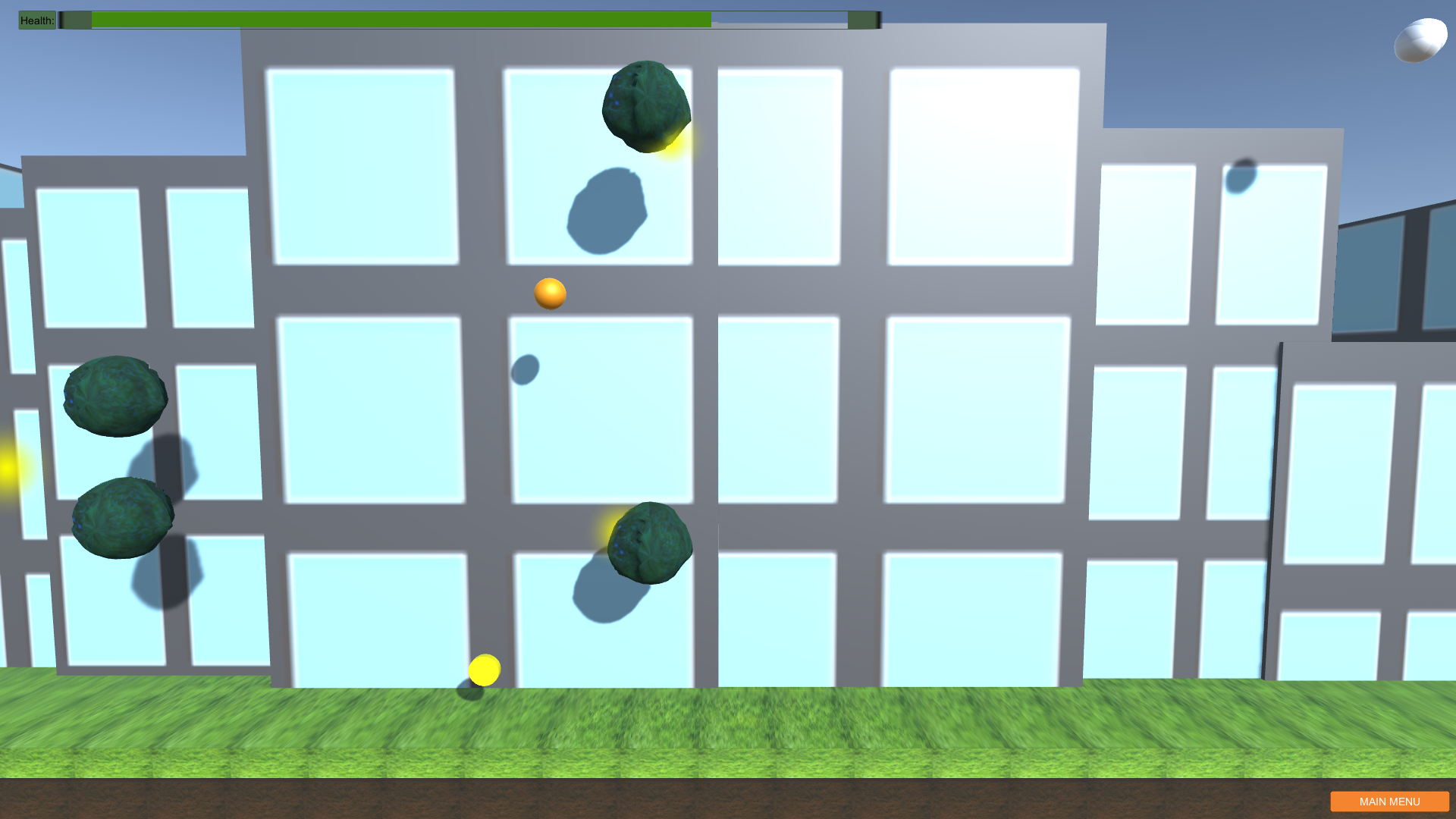 Hoverball and the Very Energetic Rolling Crusherballs