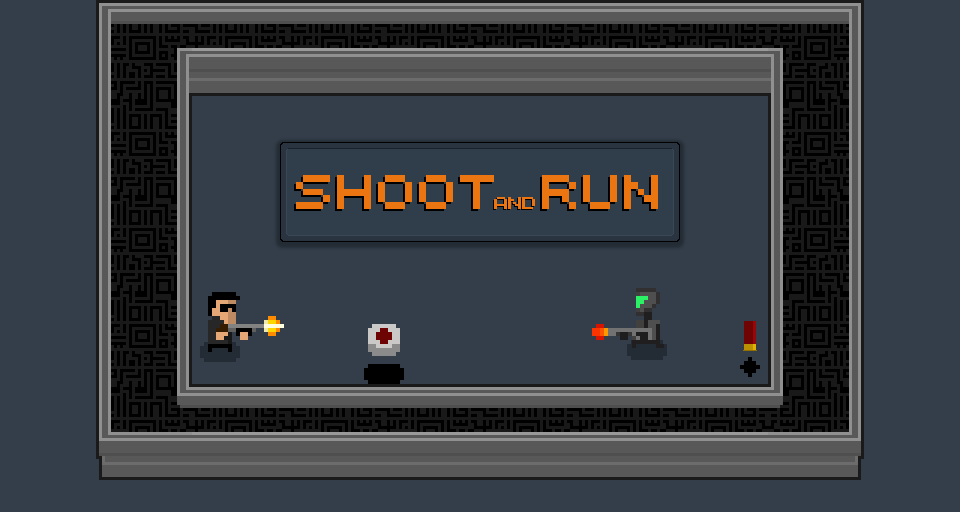 Shoot and Run 2D Game