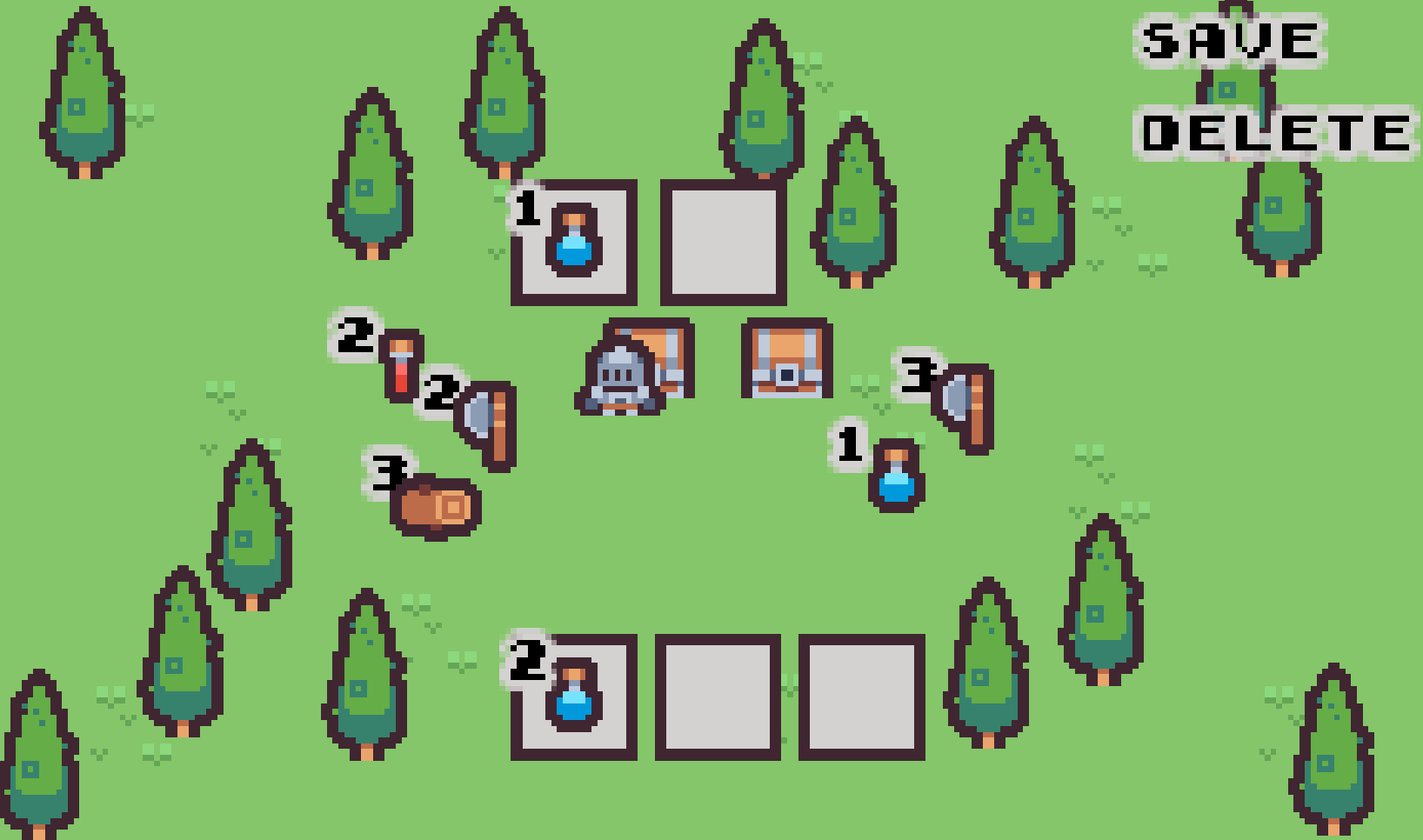 GDevelop Inventory Example