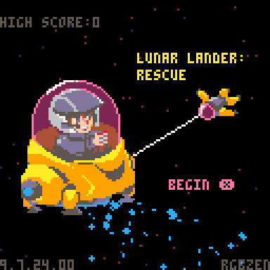 Cover image for Lunar Lander: Rescue