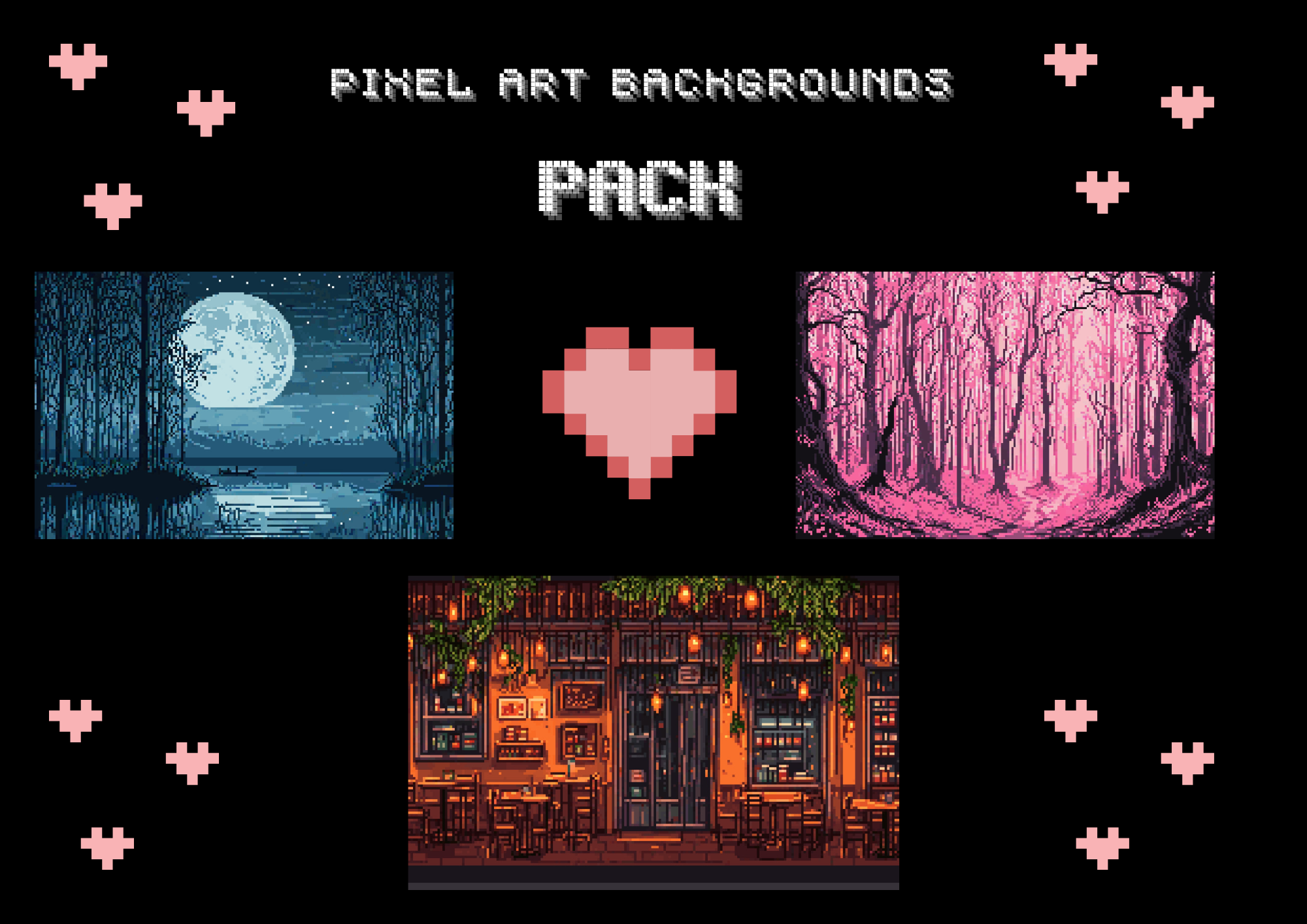 PixelArt Backgrounds!