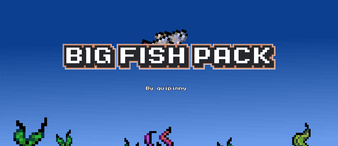 Big Pixel Art Fish Pack