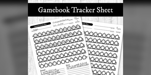 Cover image for Gamebook Tracker Sheet