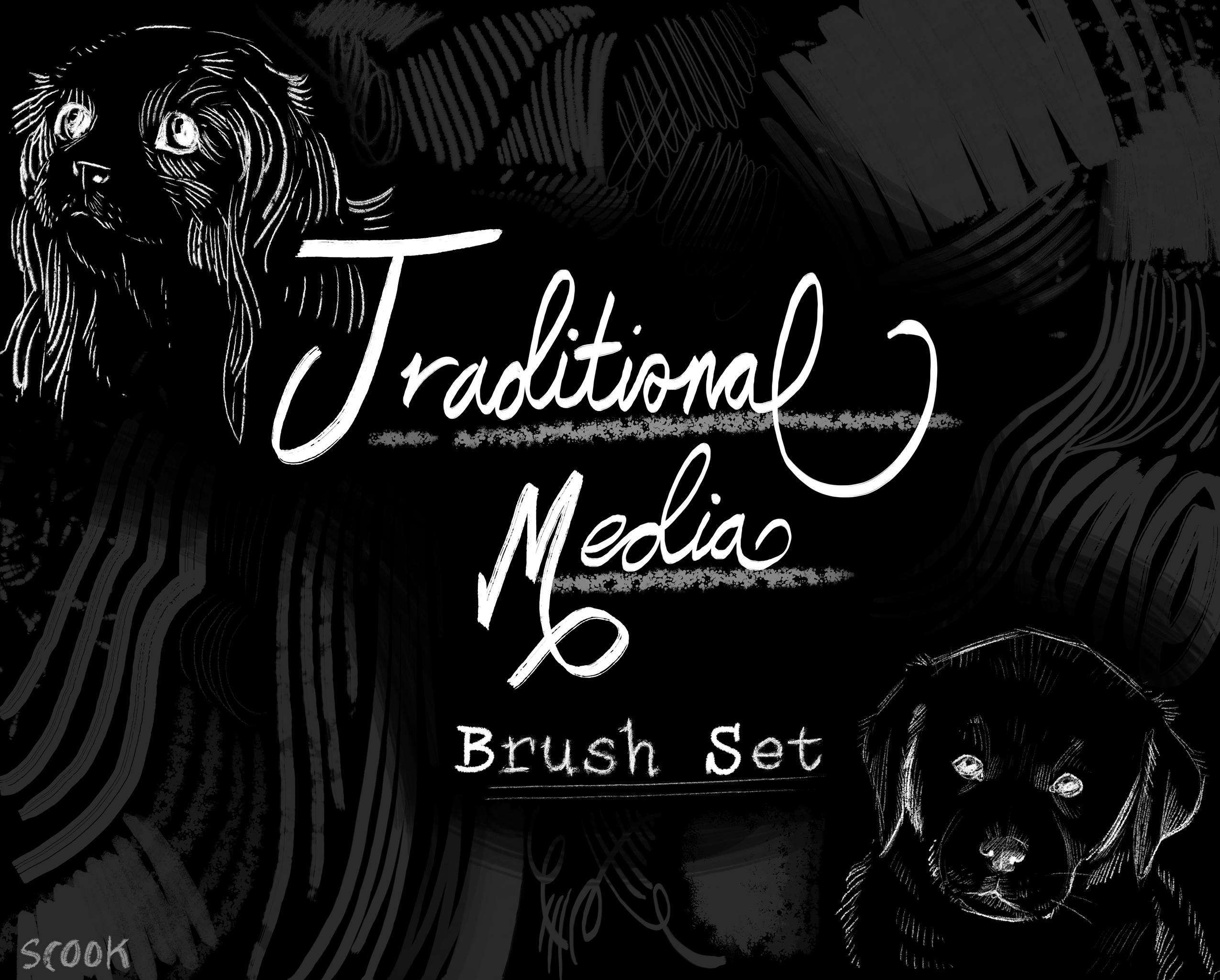 Traditional Media Brush Set