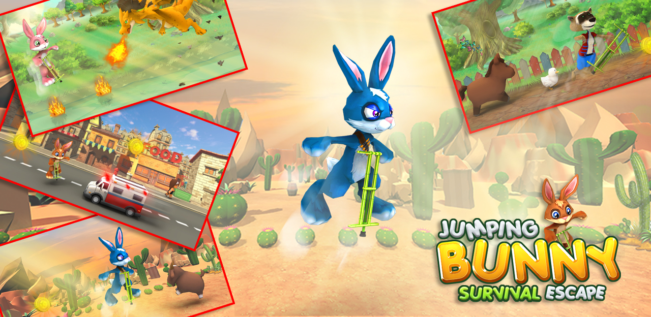 Jumping Bunny Survival Escape: Bunny Rabbit Games