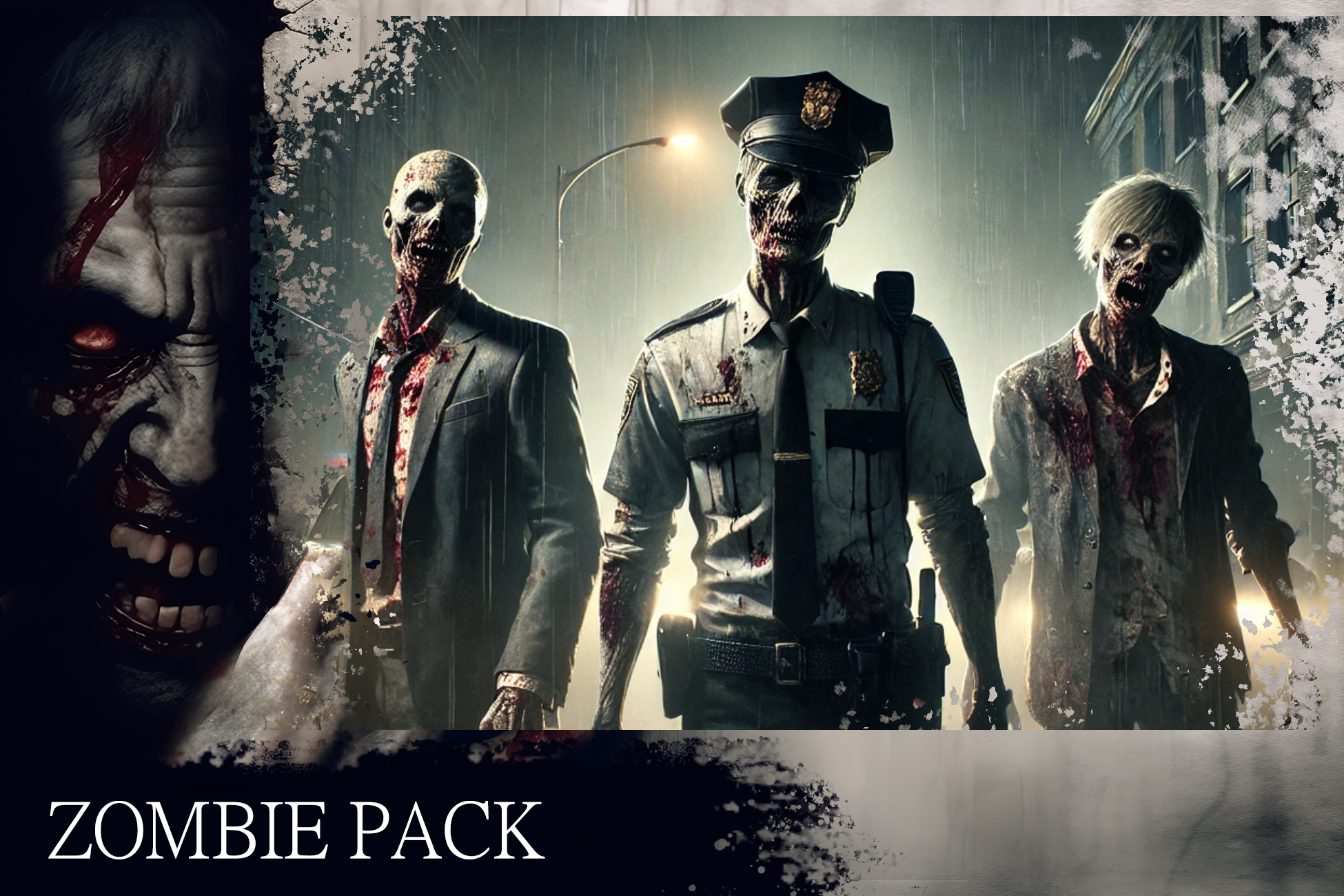 Retro Horror Zombie Pack