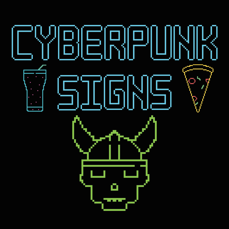 Cyberpunk Signs - Alphabet