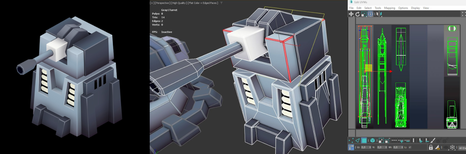 6_Edge brightness effect achieved using Gradient Texturing