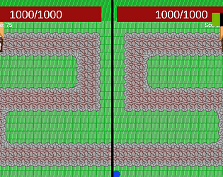 Co-op town Defense Grid Game