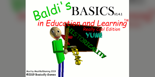 Cover image for Baldi's Basics (Really Cool Edition - 1.4.1 Re-completion Update)