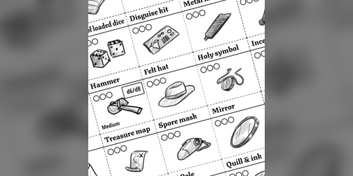 Cover image for Mausritter background items