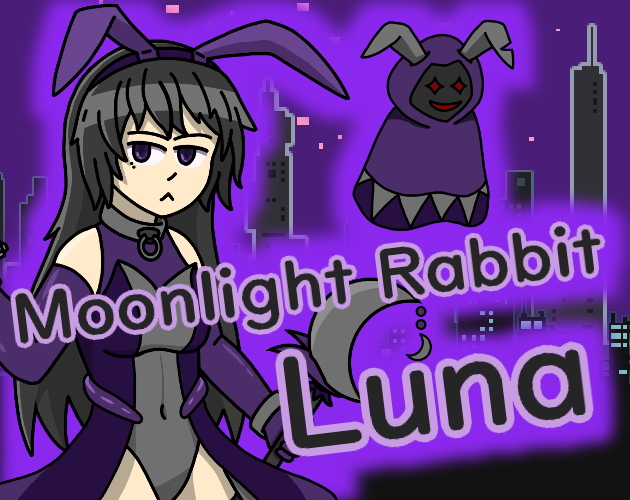 Rate Moonlight Rabbit Luna by Reim Harbert for Magical Girl Game Jam