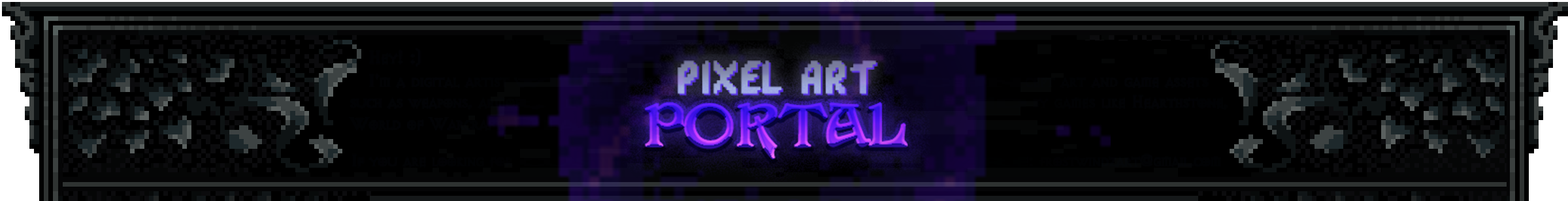 Pixel Art Fantasy Animated Portal