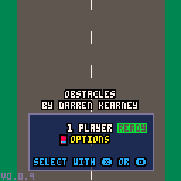 The newly added sub-menu in action. Obstacles by Darren Kearney (Mind Cauldron)