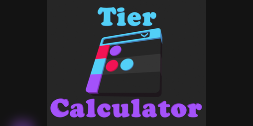 Cover image for Tier Calculator