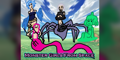 Cover image for Monster Girls From Space