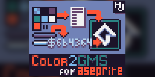 Cover image for Color2GMS for Aseprite