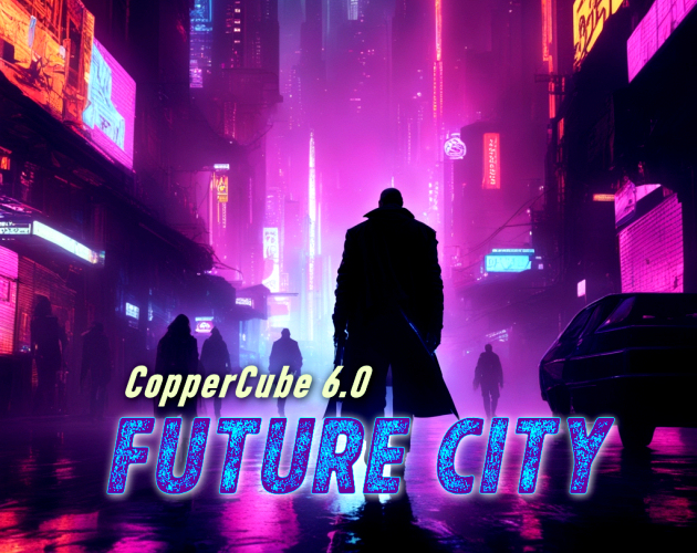 Cover image for Future City (neon tech noir)