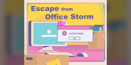 Cover image for Escape from office storm