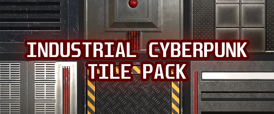 Industrial Cyberpunk 3D Tilepack