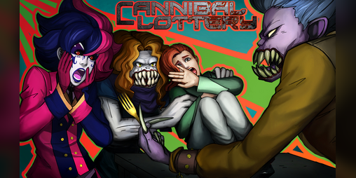 Cover image for Cannibal Lottery - Dystopian Visual Novel Demo