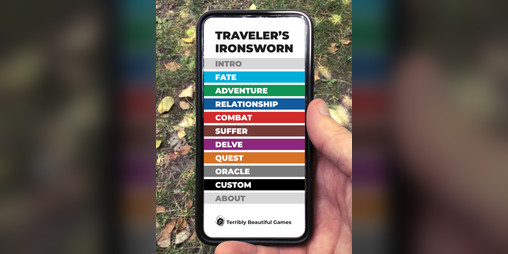 Cover image for Traveler's Ironsworn: Mobile Edition