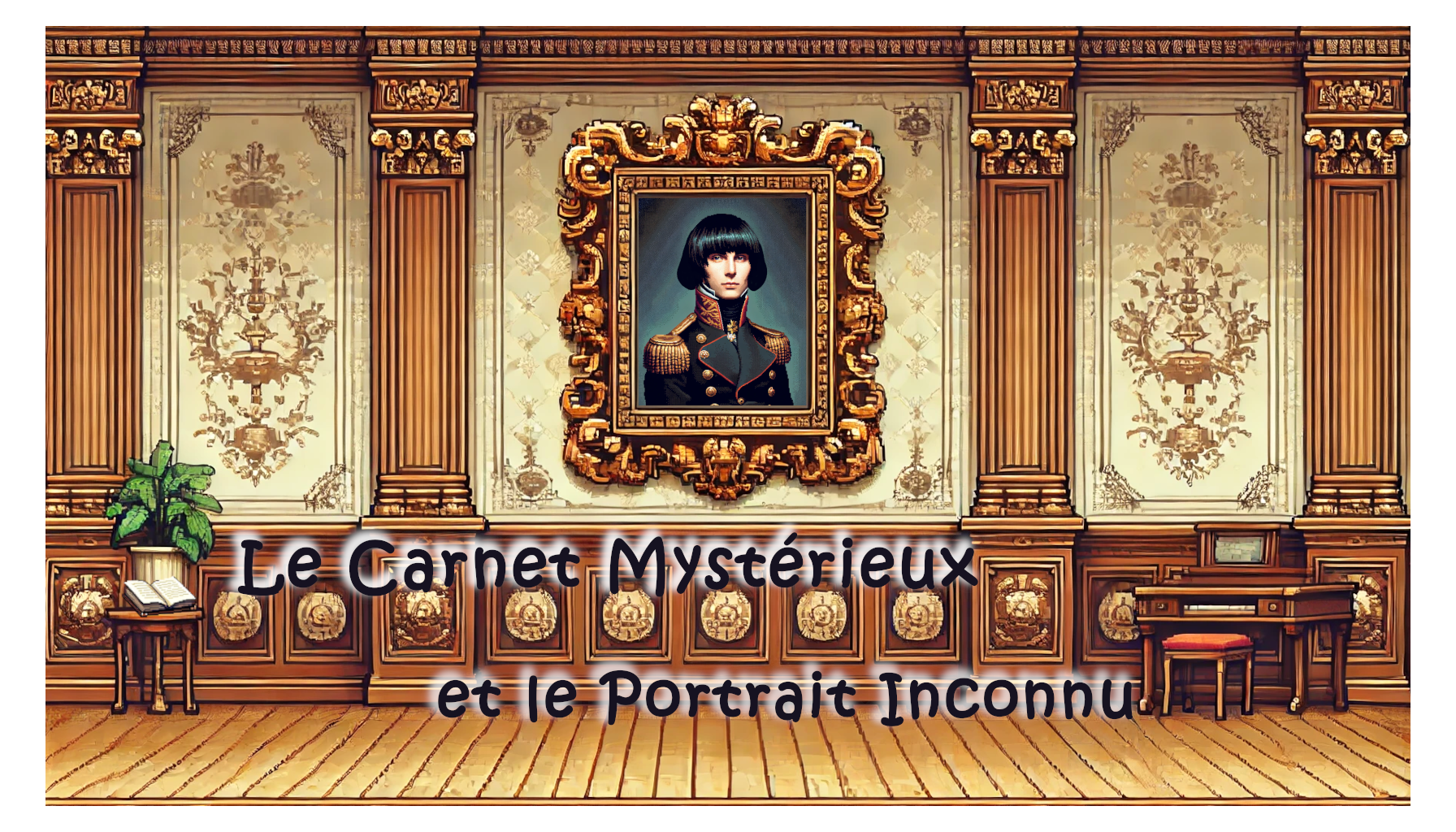 📖 Le Carnet Mystérieux et le portrait inconnu 🖼