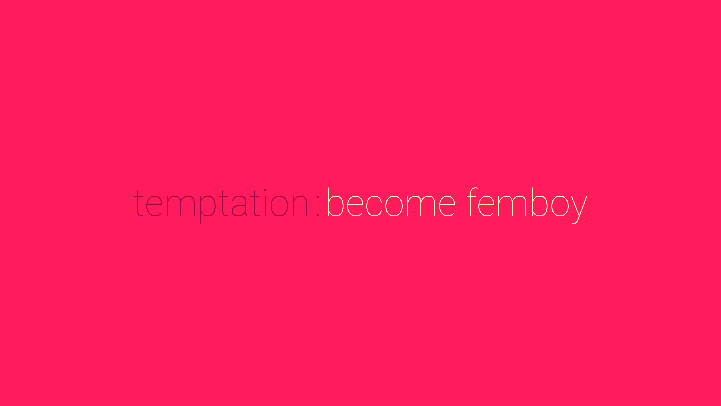 Temptation: Become Femboy (18+)