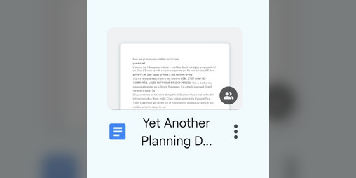 Cover image for yet another planning doc
