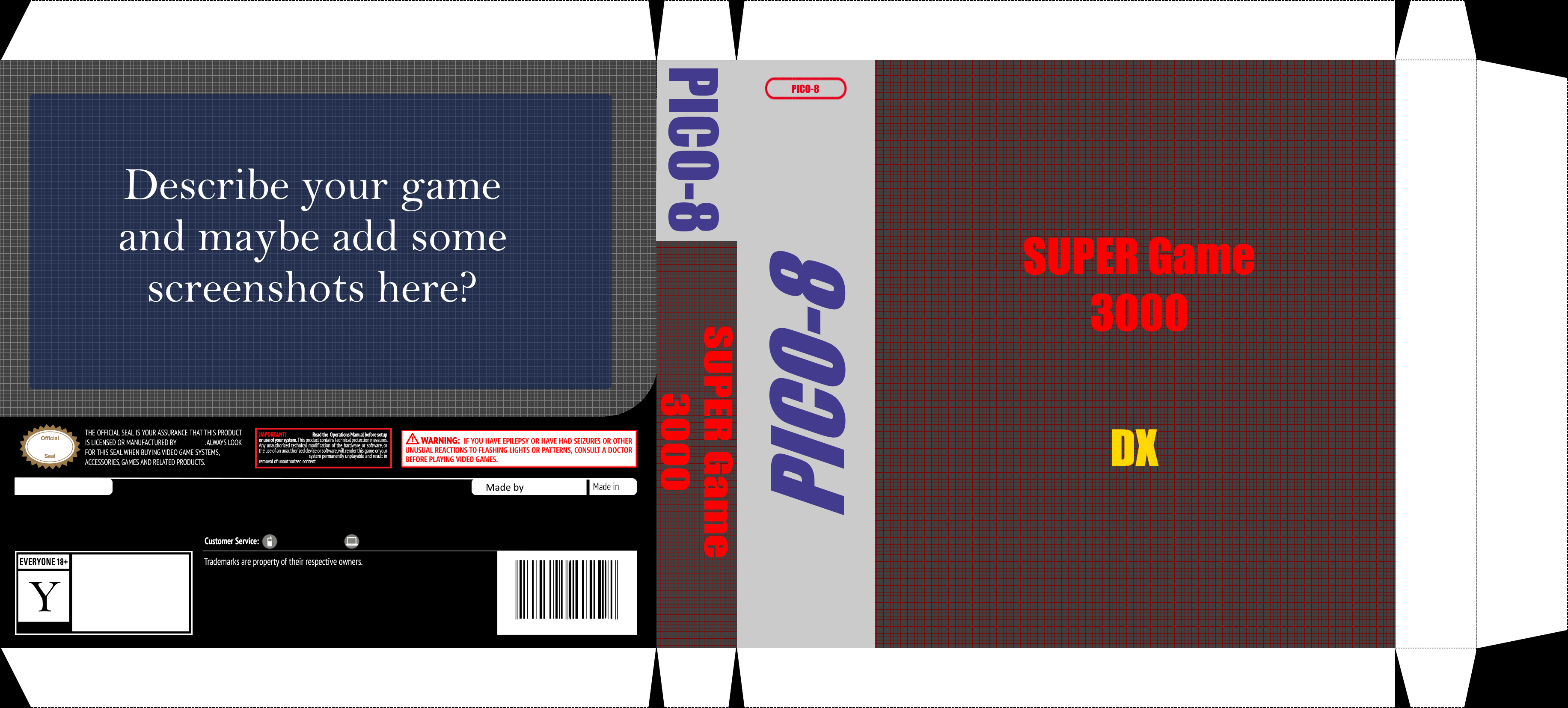 DIY Retro Gamebox Template