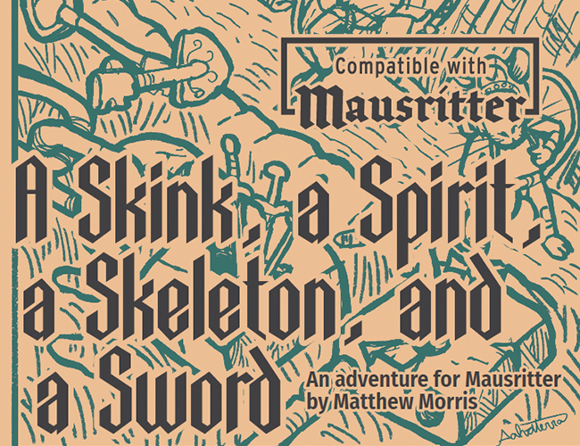 Cover image for A Skink, a Spirit, a Skeleton, and a Sword