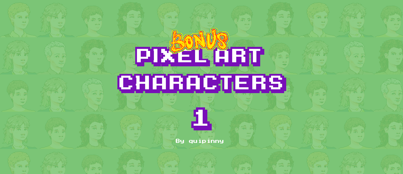 Pixel Art Characters (1) BONUS