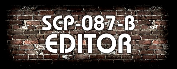 SCP-087-B Editor