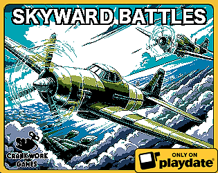 Skyward Battles (Playdate) + free demo [$6.00] [Shooter]