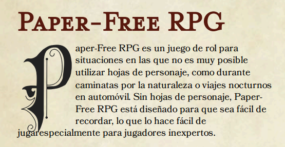 Cover image for Free-Page RPG (Español)
