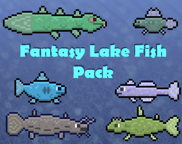 Fantasy Lake Fish Pack (animated creatures)