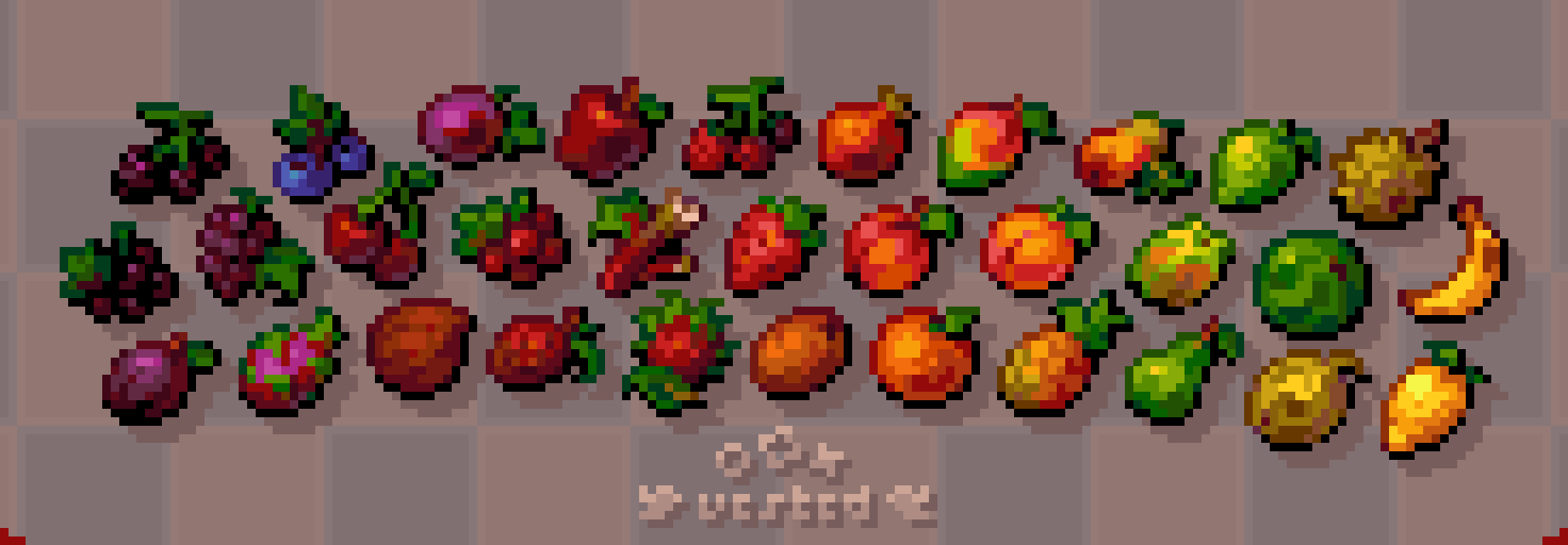 Vested Pixel Fruit