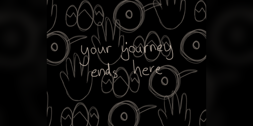 Cover image for your journey ends here