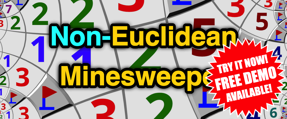 Non-Euclidean Minesweeper